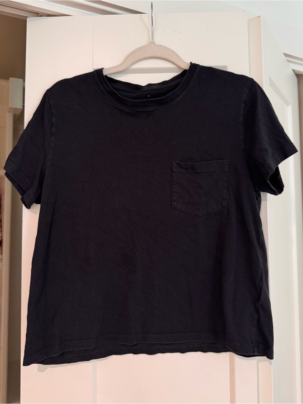 Everlane Black Pocket Crewneck Tee